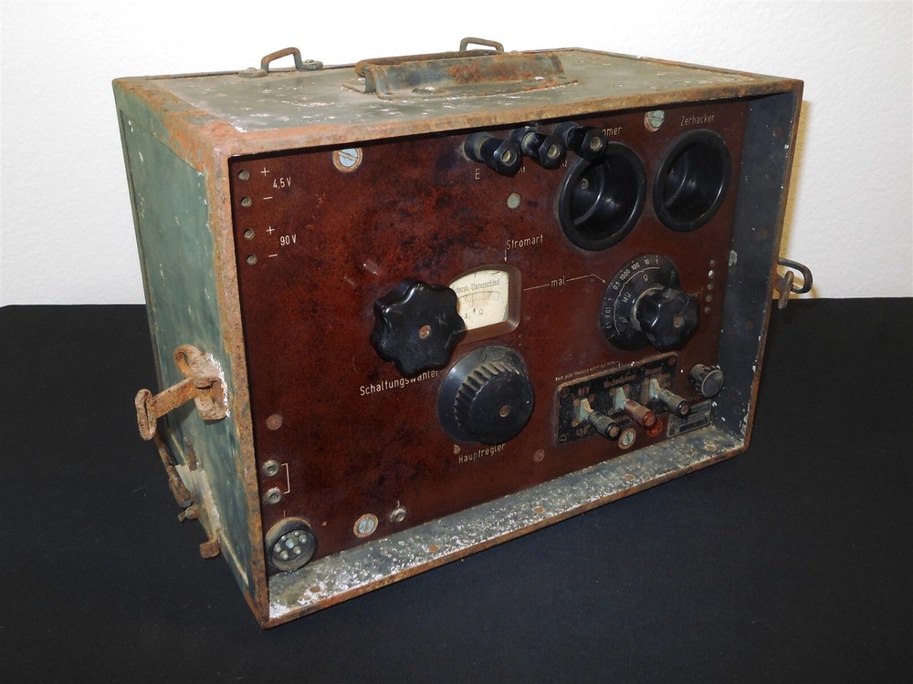 WW2 German Luftwaffe Messbrücke Ohmmeter - COMMUNICATION LINE TESTING UNIT