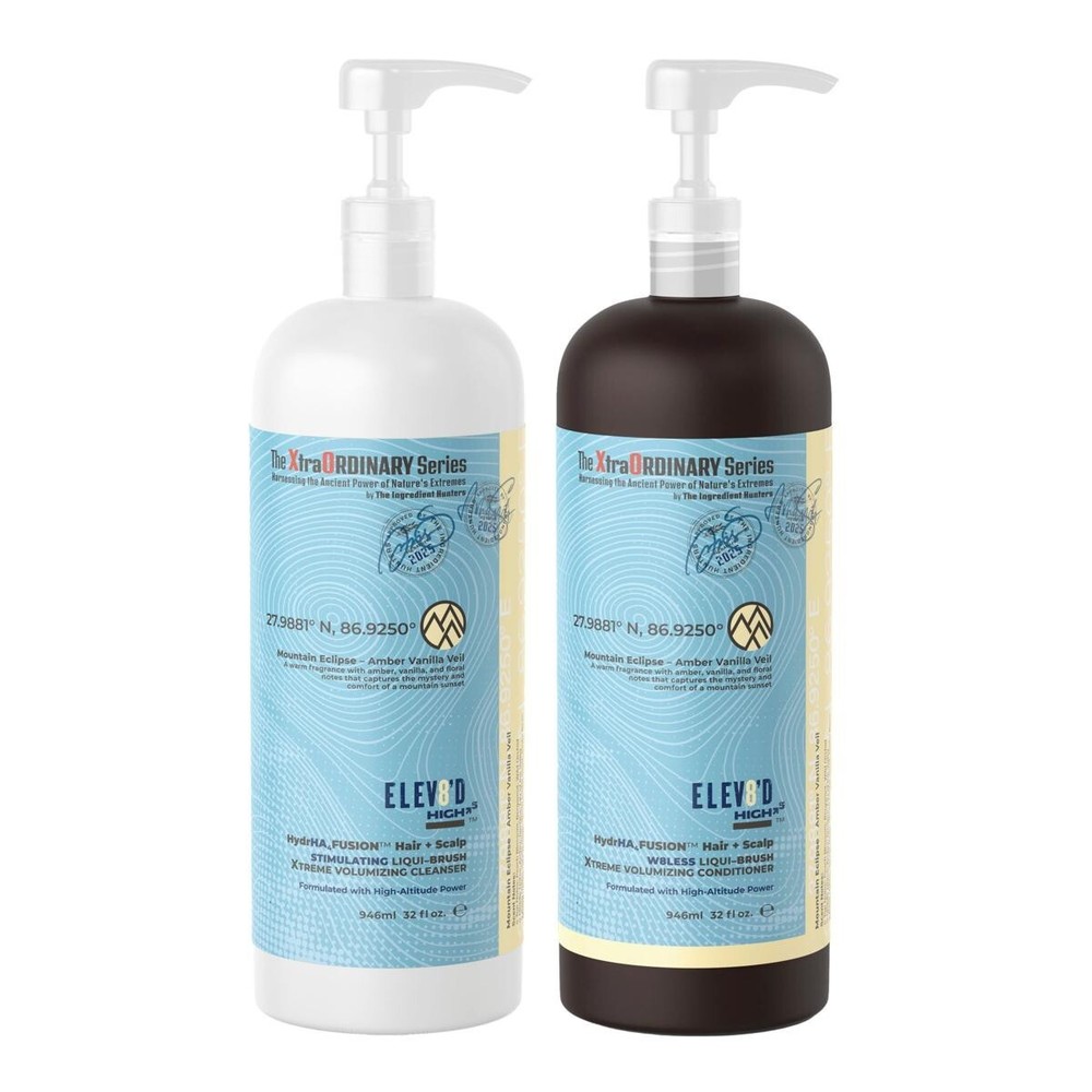 Tweak'd by Nature 32oz Mountain Eclipse Elev8'd Shampoo Cleanser & Conditioner
