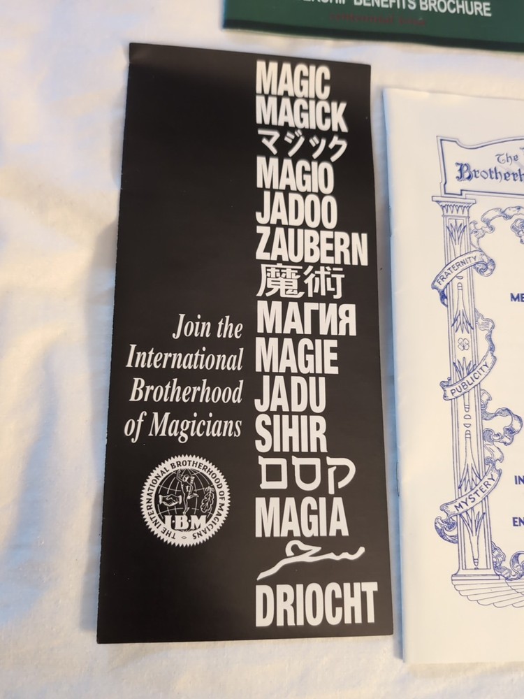 IBM & SAM & SYM Informational Booklets LOT Magic Magician