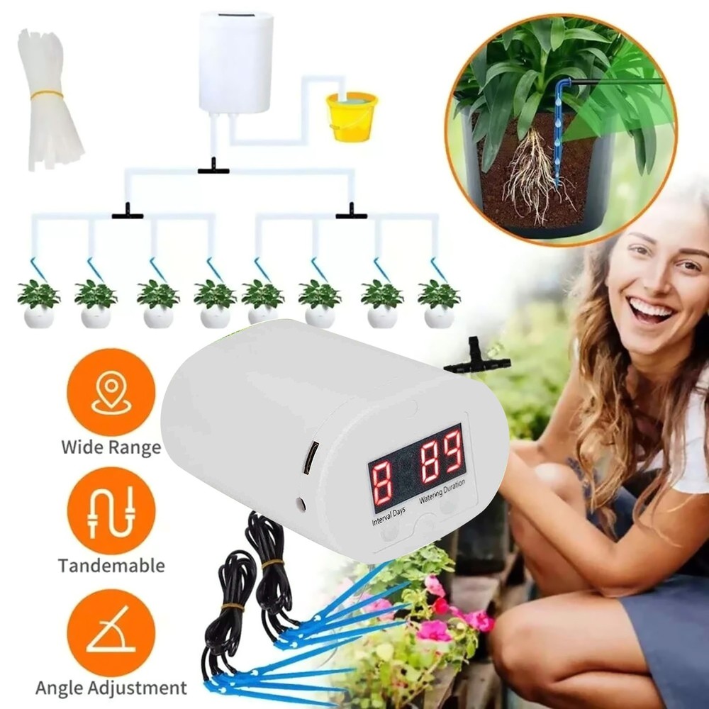 Smart Watering Device with Auto Stop Function When Water Source is Depleted