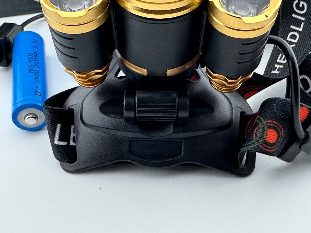 MAS MODO Recargable High Power 3-Light LED Waterproof Headlamp 3-Function