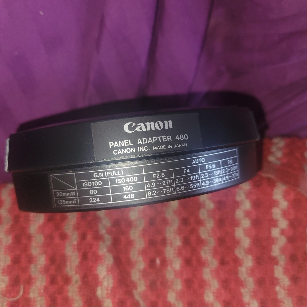 Canon Speedlite 480 EG Flash Gun + Diffuser Free 2 Ship