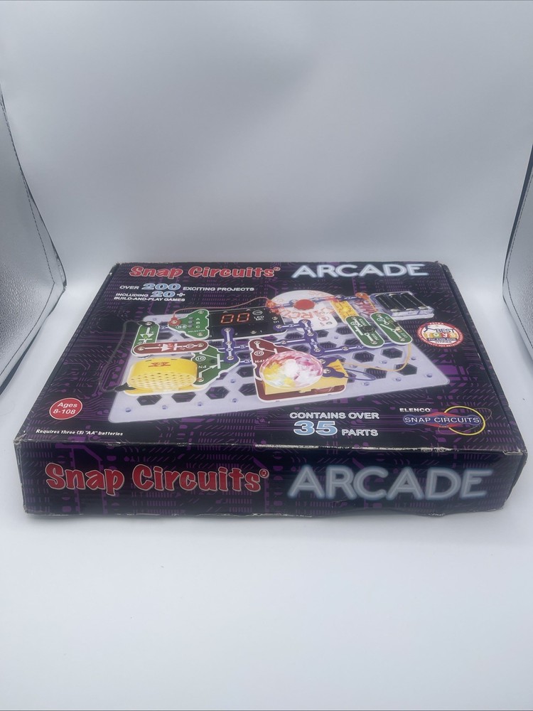 Snap Circuits Arcade Electronic Game STEM Kit 200 Projects Learning Fun