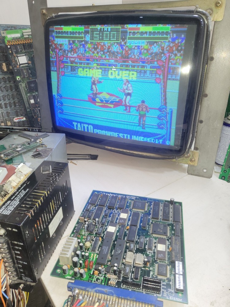 Champion Wrestler arcade game board pcb