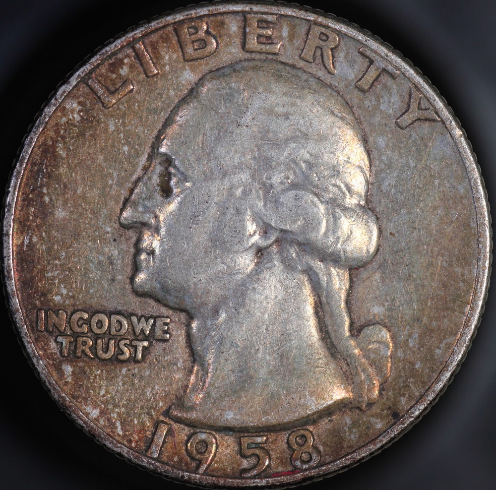 1958 Washington Quarter AU