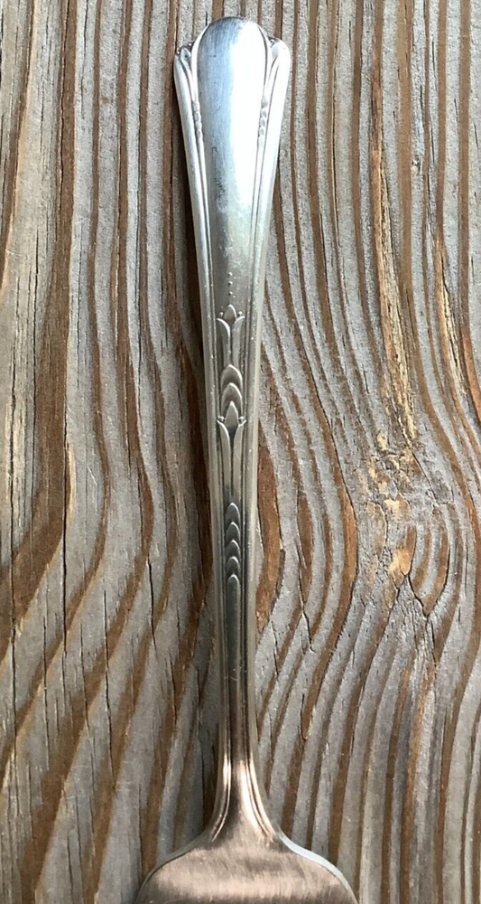 VALENCIA SILVER PLATE - (mid-cent) VALENCIA - COLD MEAT SERVING FORK - 8 5/8"