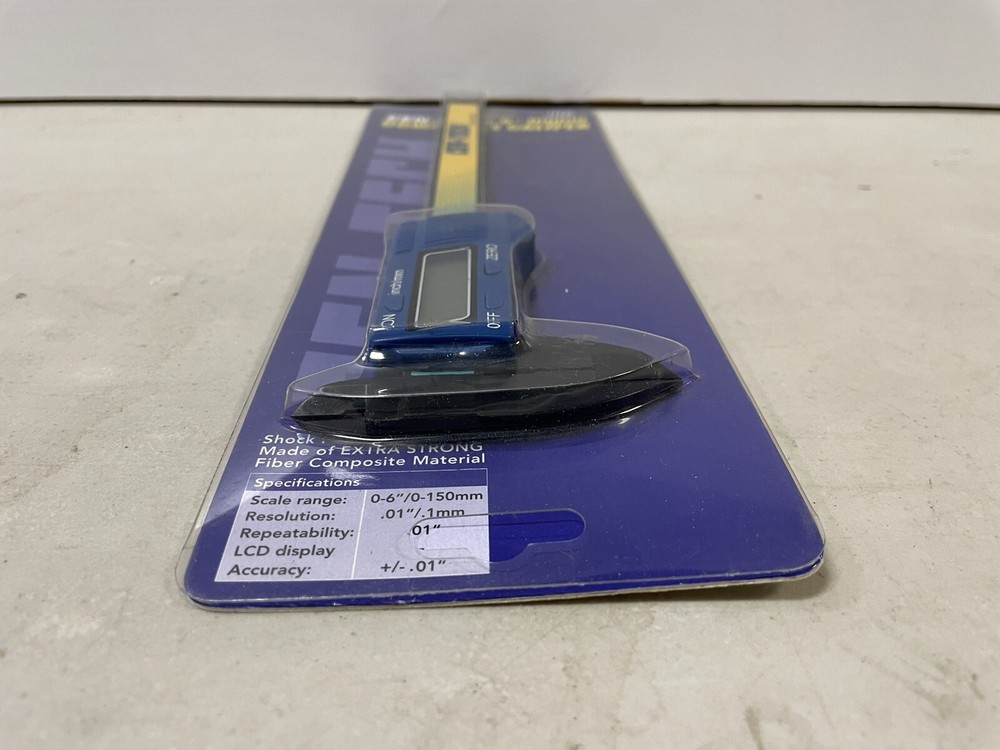 Cen-Tech 6" Composite Digital Caliper Shock Proof #93293
