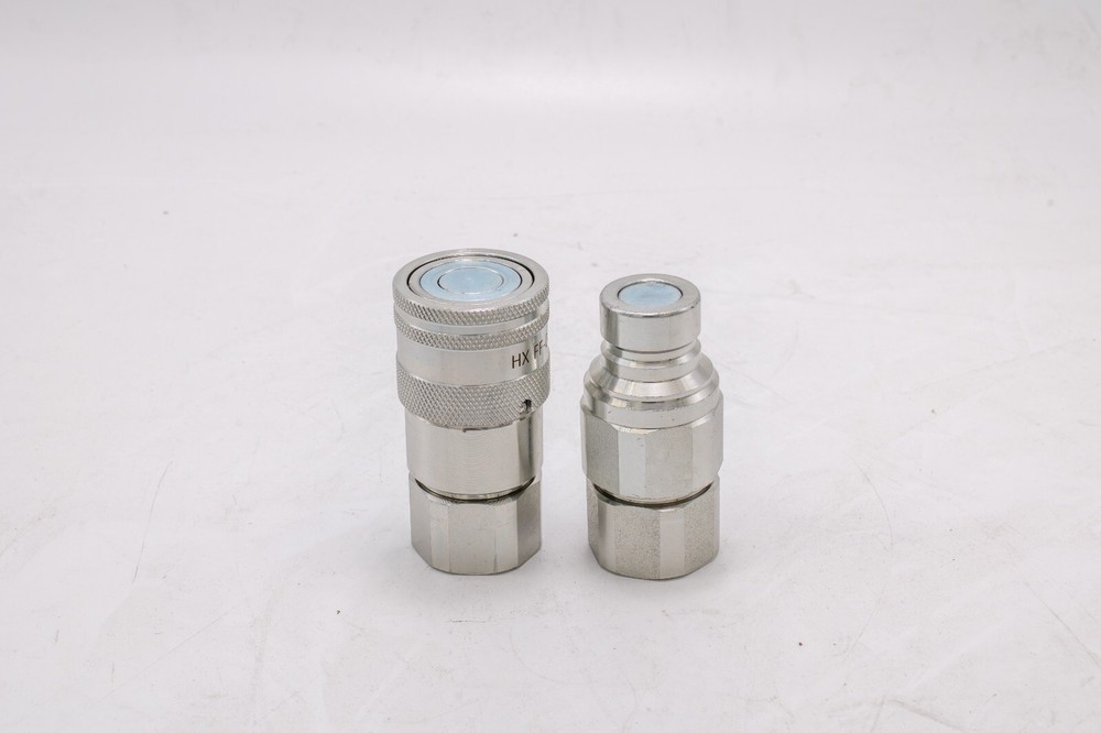1Set High Pressure Hydraulic Quick Connect Coupler Set Female Pipe Fitting 1/2''