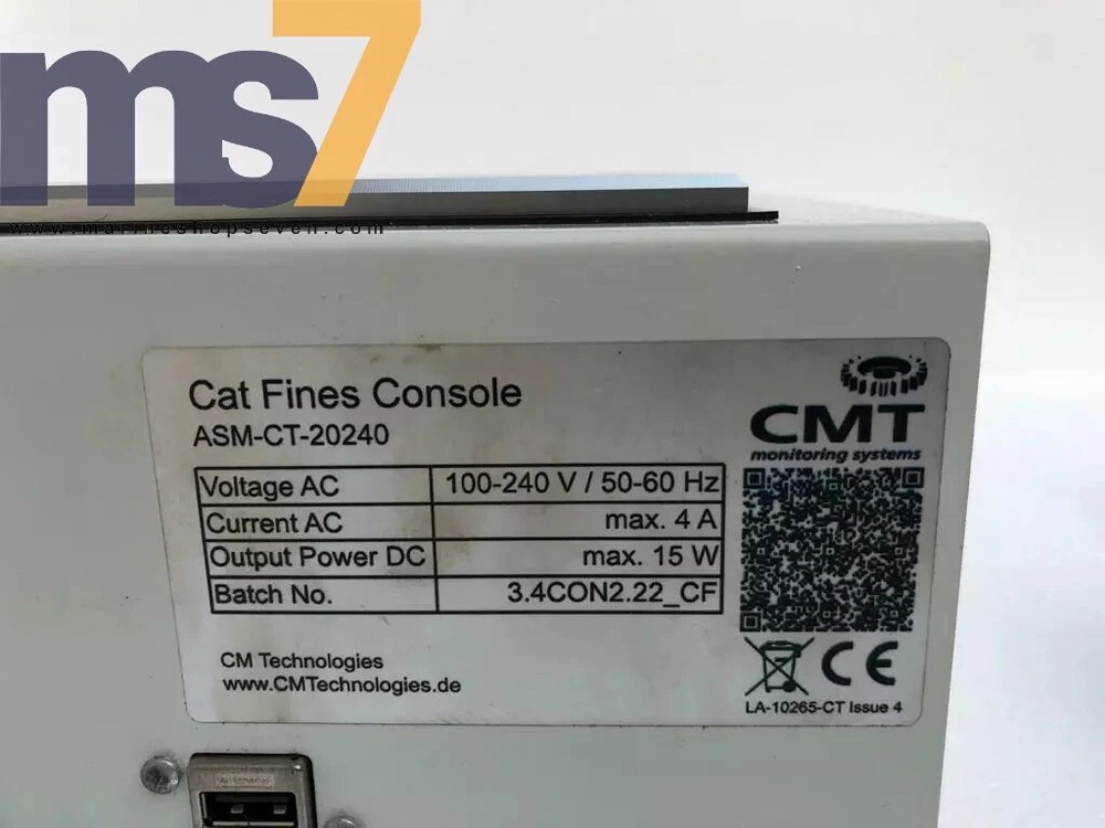 CMT ASM-CT-20240 CONDITION MONITORING SYSTEM FOR FLUID COMPATIBILITY TESTING