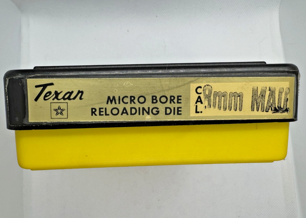 VINTAGE TEXAN MICRO BORE RELOADING DIES SET 8MM 8 MM MAUSER