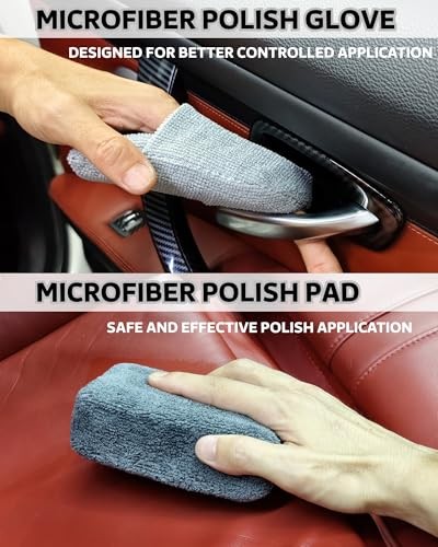 PRO Car Interior Cleaning Kit (9-Piece) - Deep Clean Tools for Leather,