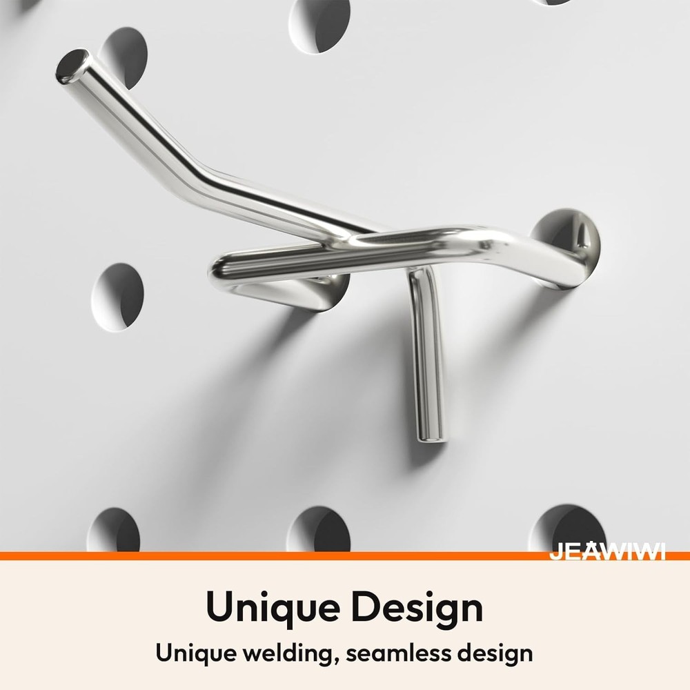 Versatile 50 Pack 2 inch Pegboard Hooks - Ideal for Garage & Workshop Storage