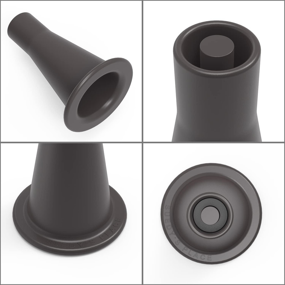 6 Pcs Bed Frame Feet, Tall Sturdy Cone Shaped Legs, Plastic Bed Risers, Replace