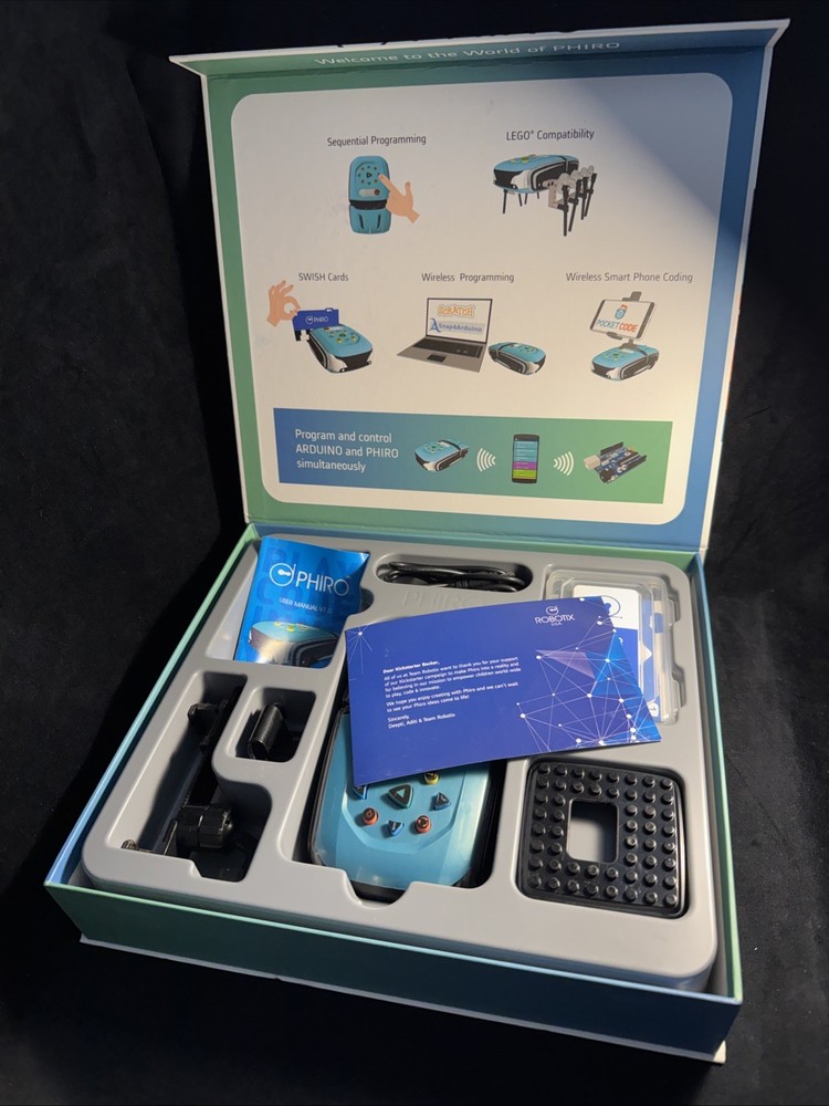 Robotix USA Phiro Pro Kickstarter Kids Learning Robotics/Coding Toy For Ages 9+