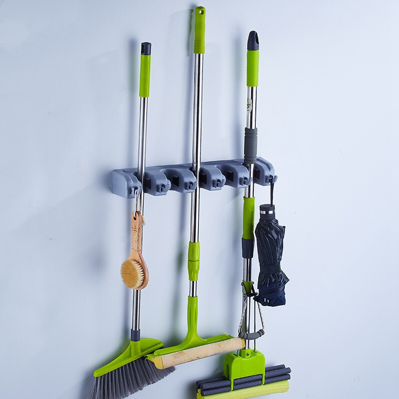 Simplistic | Bathroom Mop / Broom Holder