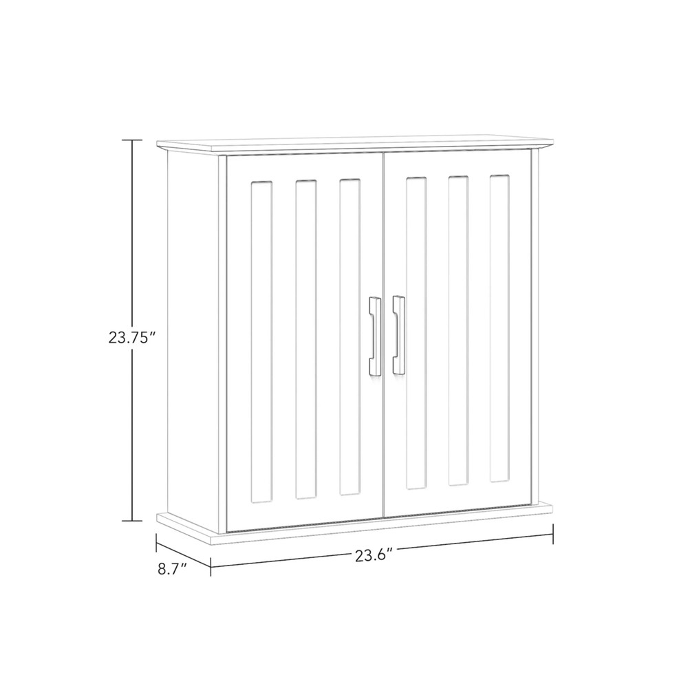 RiverRidge Home Monroe Wall Cabinet, White