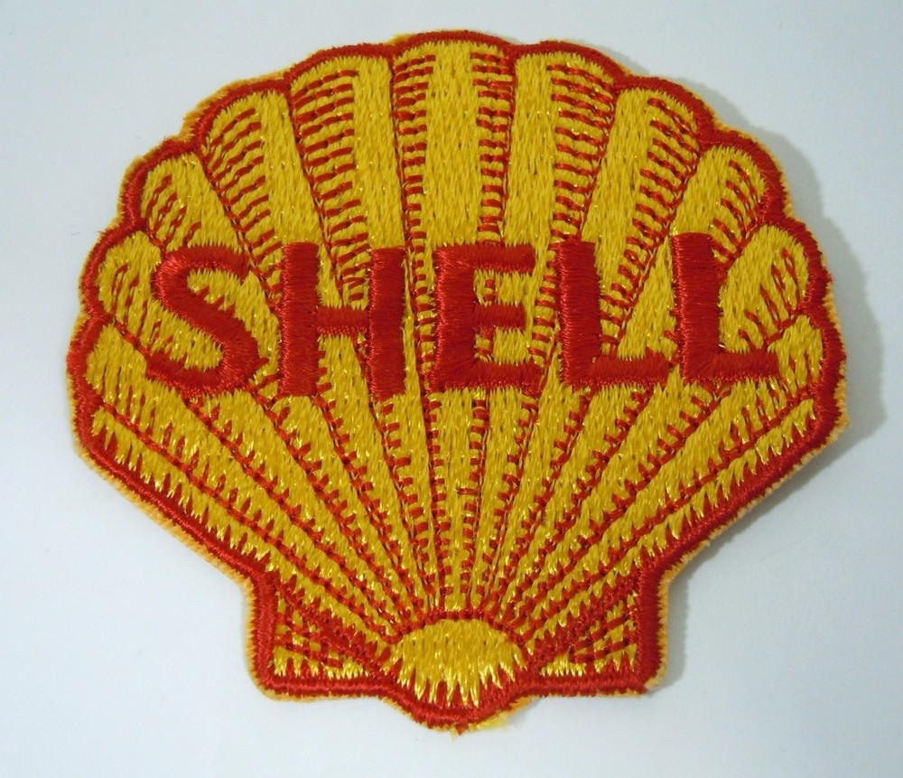 SHELL OIL Embroidered Iron On Uniform-Jacket Patch 3"