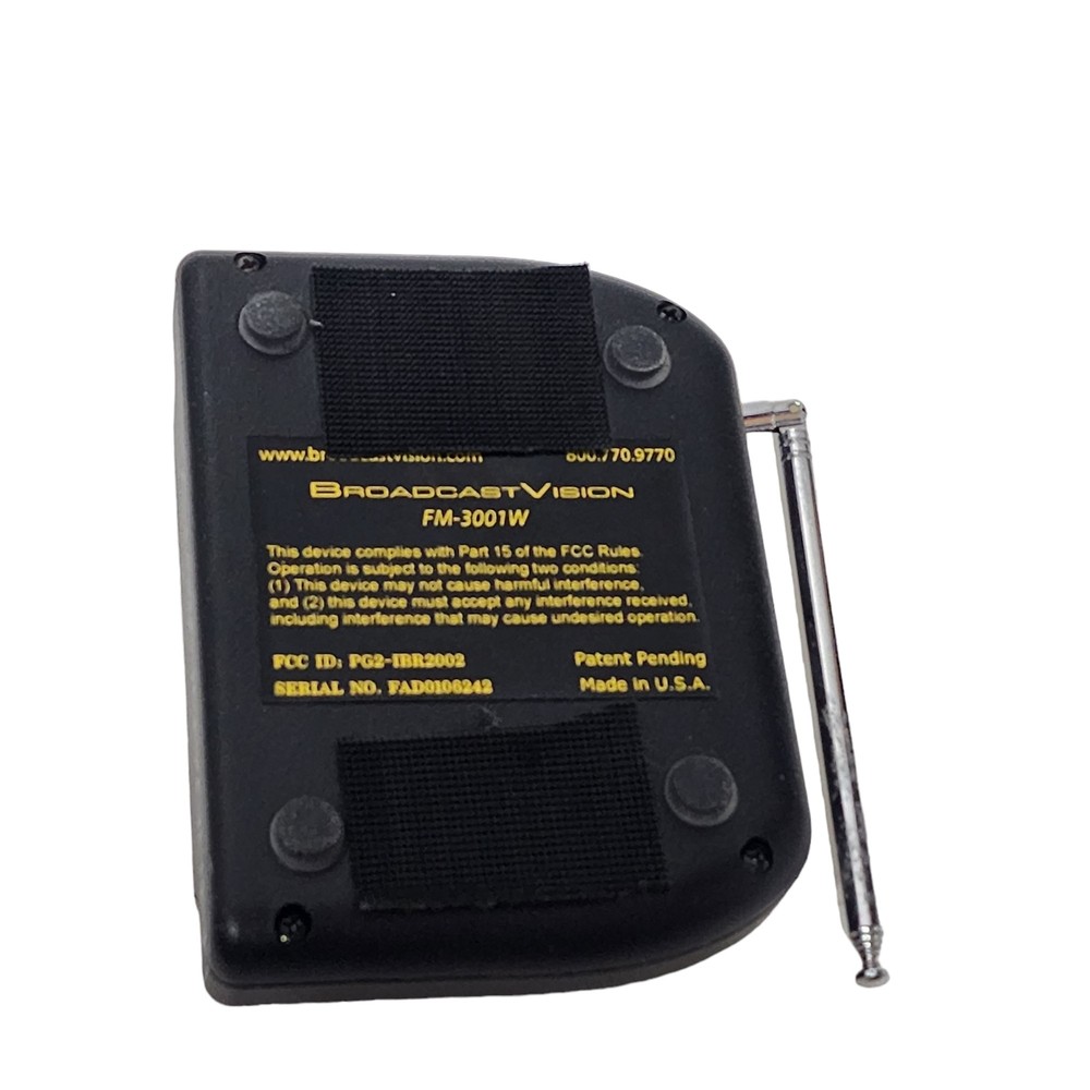 Broadcast Vision BVE FM Wireless Transmitter FM-3001W
