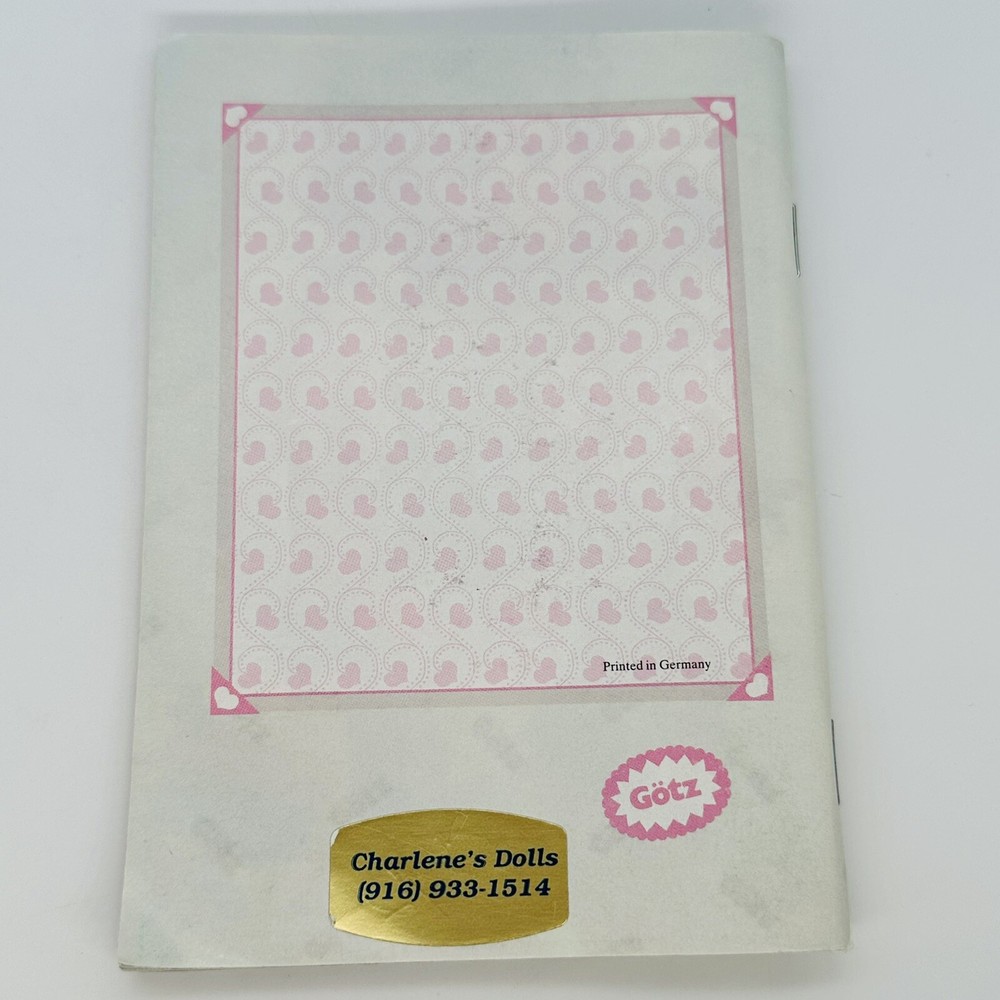 Gotz Doll Catalog 1992 Vintage
