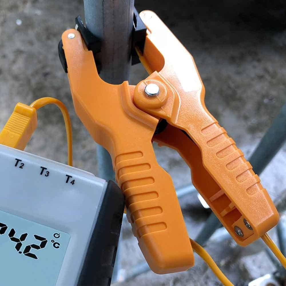 Pipe Clamp Thermocouple Probe Digital K-Type Temperature Sensor