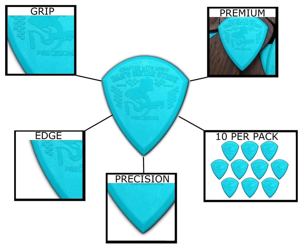 Dan's Guitar Store - Precision Pick - Medium-Small, Original