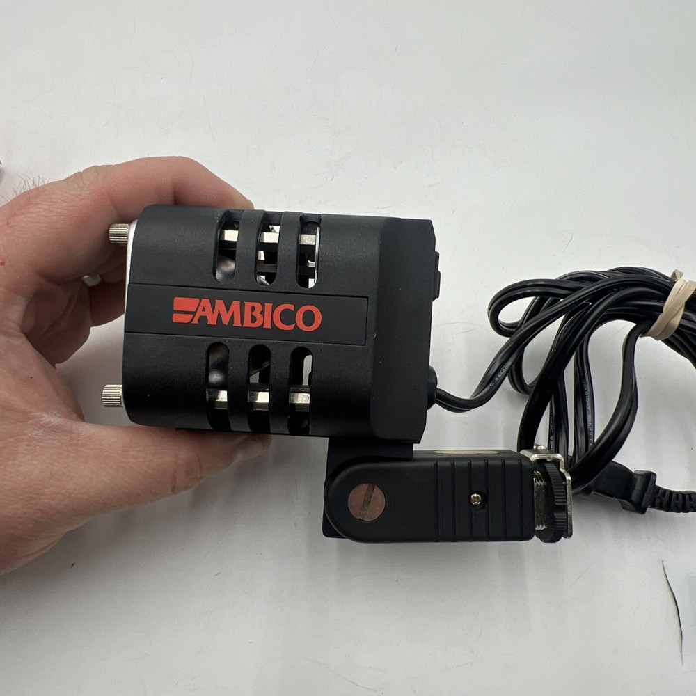 AMBICO MODEL V-0177 AC/DC VIDEO LIGHT IN BOX - TESTED EX++