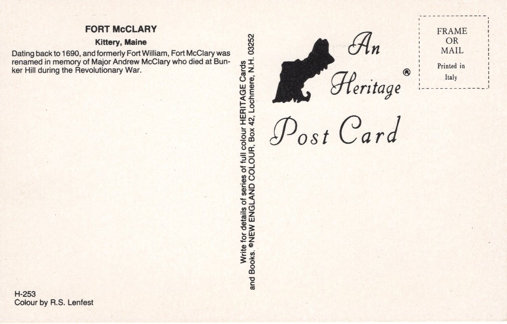 FORT McCLARY, KITTERY, ME - PC4656