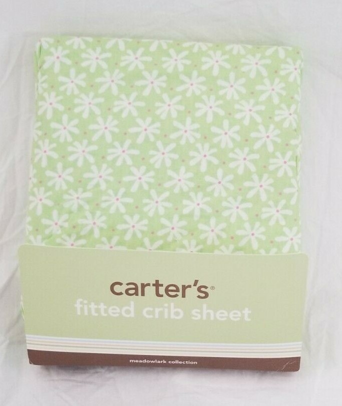 Carter's Meadowlark Fitted Crib Sheet NIP