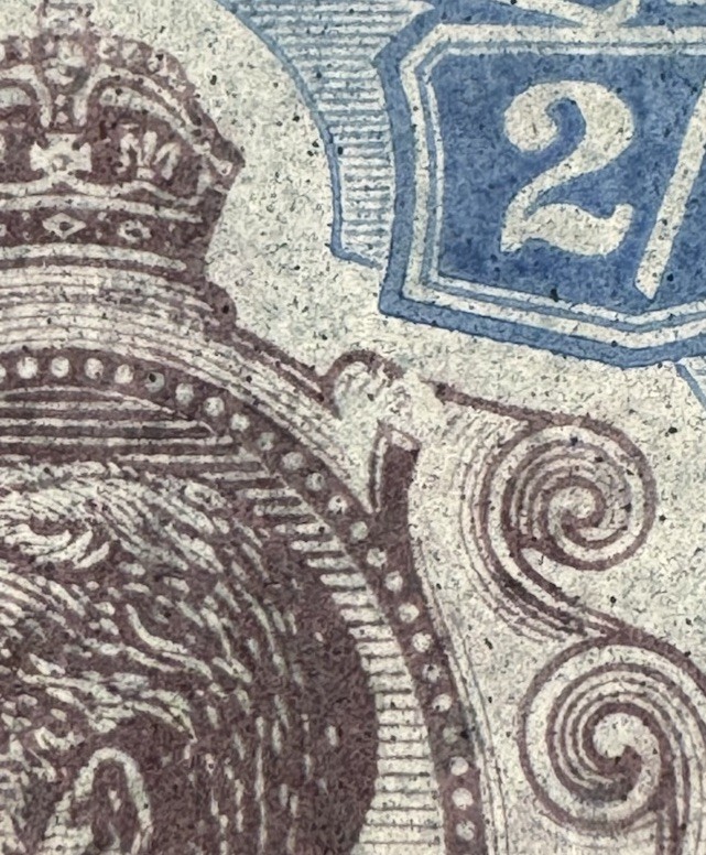 Malta SG 103b 2s ‘Broken Crown & Scroll’ MINT - CAT £550