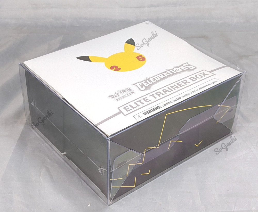 Pokemon ETB Protector Display Case PVC for Elite Trainer Box 5 Pack