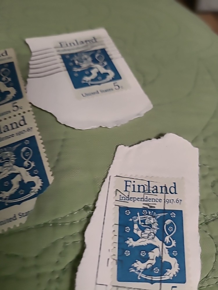 12 Stamps Finland (ENVELOPE 29)