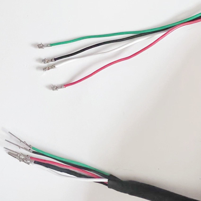 Microphone Spring-wired Microphone Cable with Internal Wires Swing Fit for LR