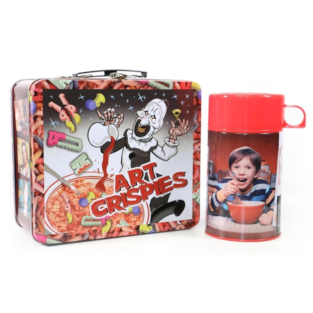 Terrifier 2 Tin Terrifier Lunch Box and Thermos Set