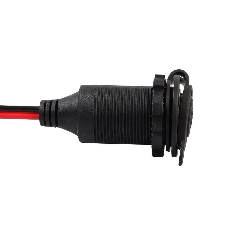 Car Motorcycle Boat Lighter Socket Plug Connector DC 12V 24V