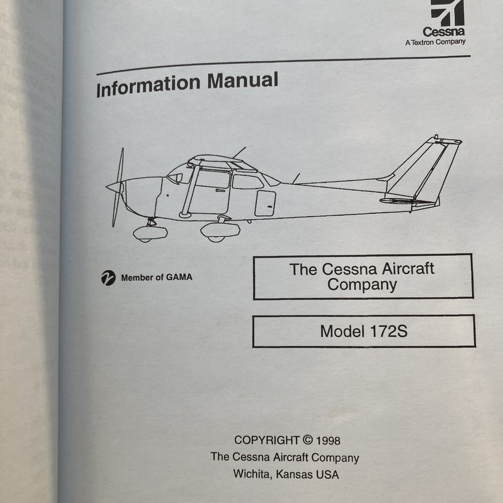 Cessna 172SIM 172S Information Manual