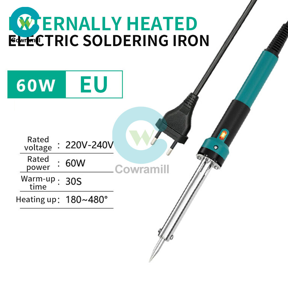 60W Soldering Iron Mica Heating Core Welding Irons Solder Tools Adjustable Temp