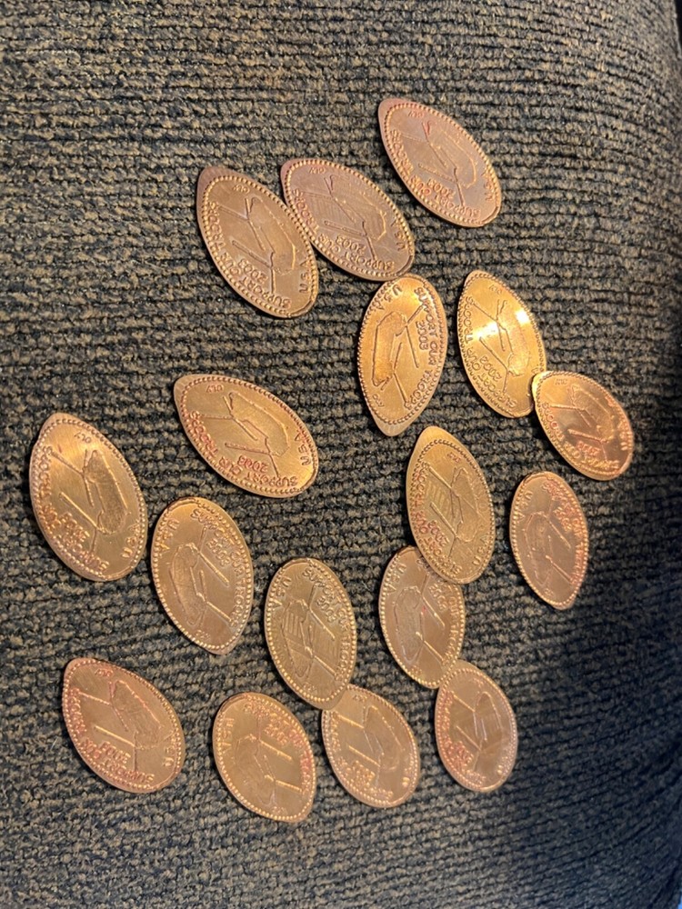 2003  Support Our Troops Elongated Penny - SQUASHED -