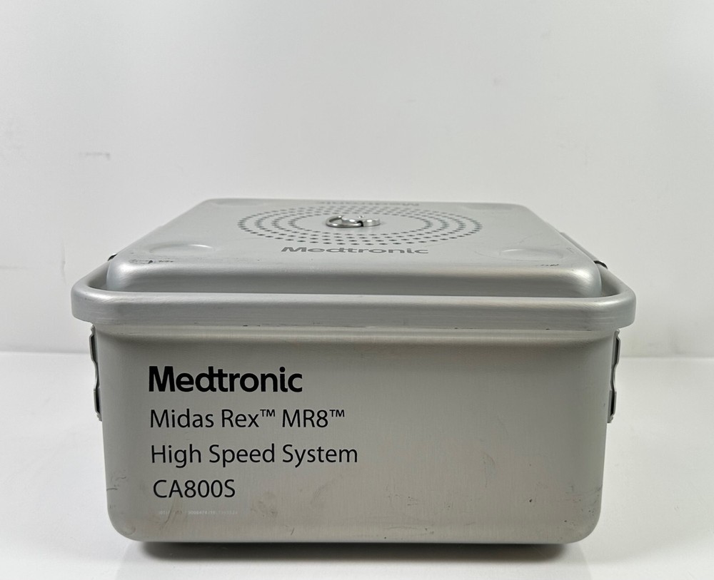 Medtronic CA800S Midas Rex MR8 Sterilization Case High Speed System