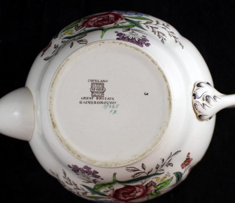 Spode Gainsborough Teapot S245 TINY CHIPS ON LID