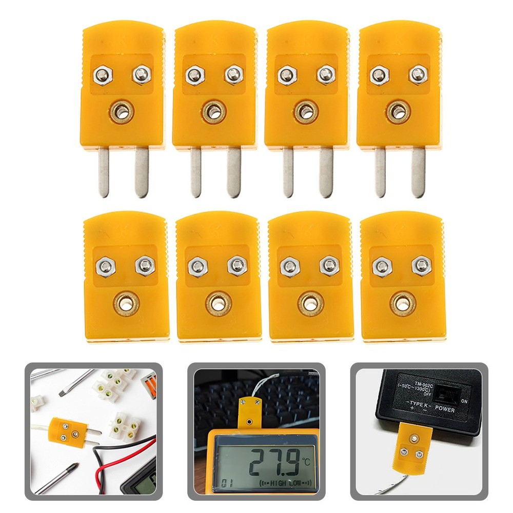 2 Pairs K Type Mini-connector Thermocouple Replacement Connectors Electrical
