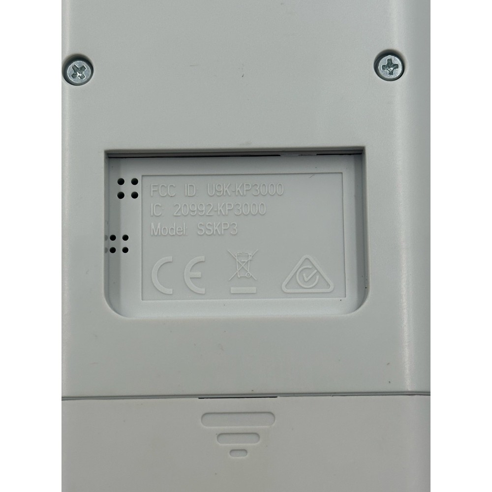 Set of 2 SimpliSafe Home Security System Replacement Keypad Remote White SSKP3