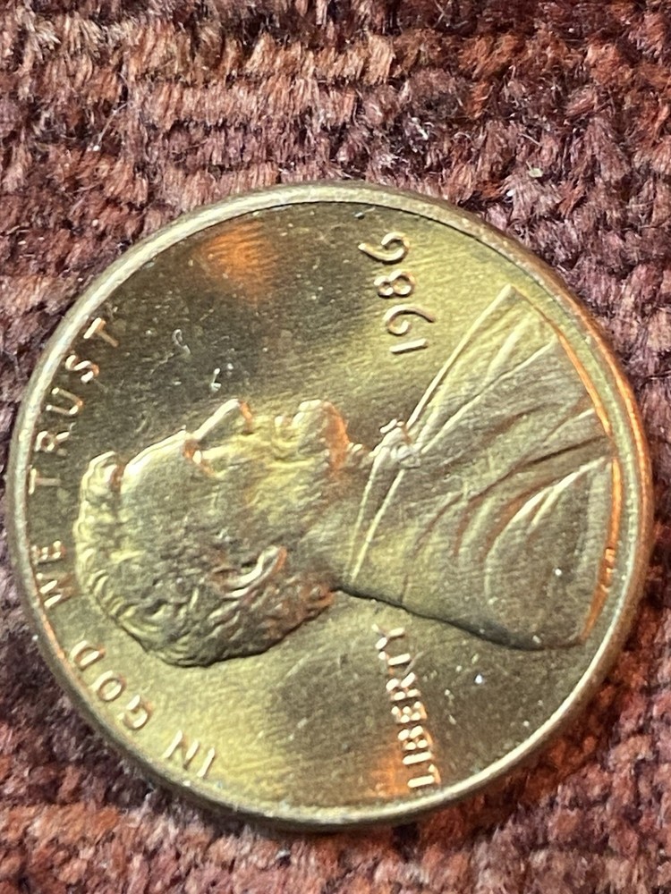 1986P Lincoln Cent DDO DDR Rim Error