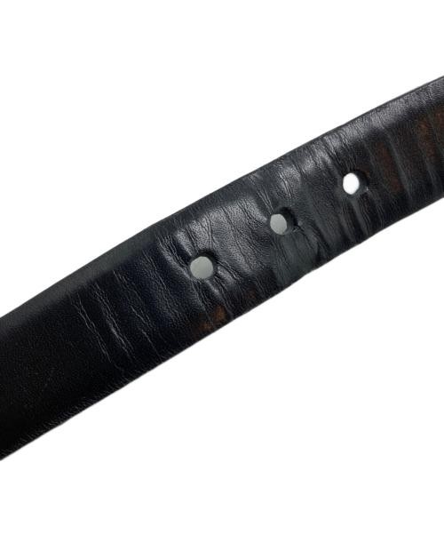 TOGA PULLA double buckle belt black