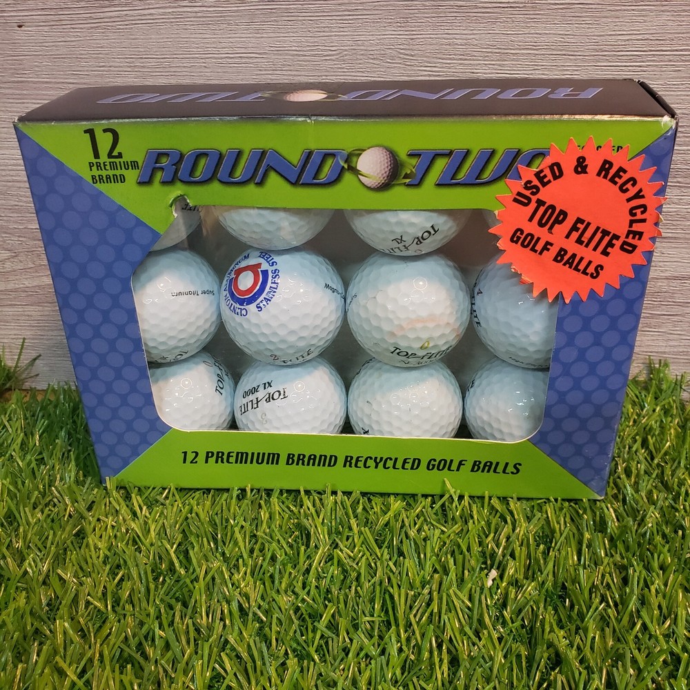 12 Nitro Golf - Round Two - RECYCLED GOLF BALLS - Top Elite