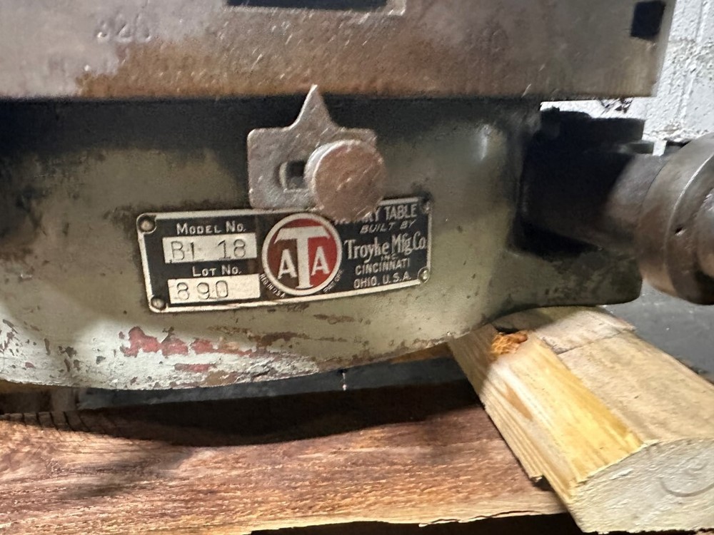 TROYKE #B1-18 18" ROTARY TABLE