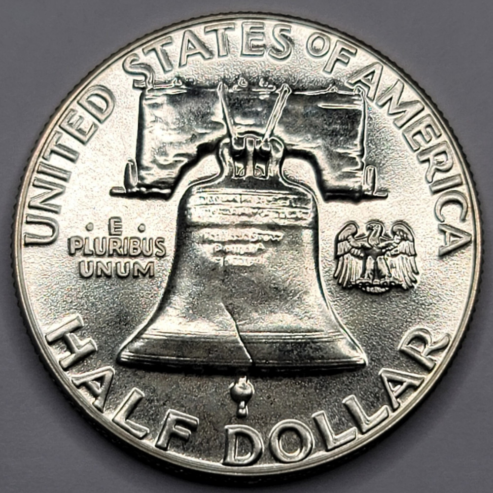 1957 Gem Proof Franklin Half Dollar 90% Silver