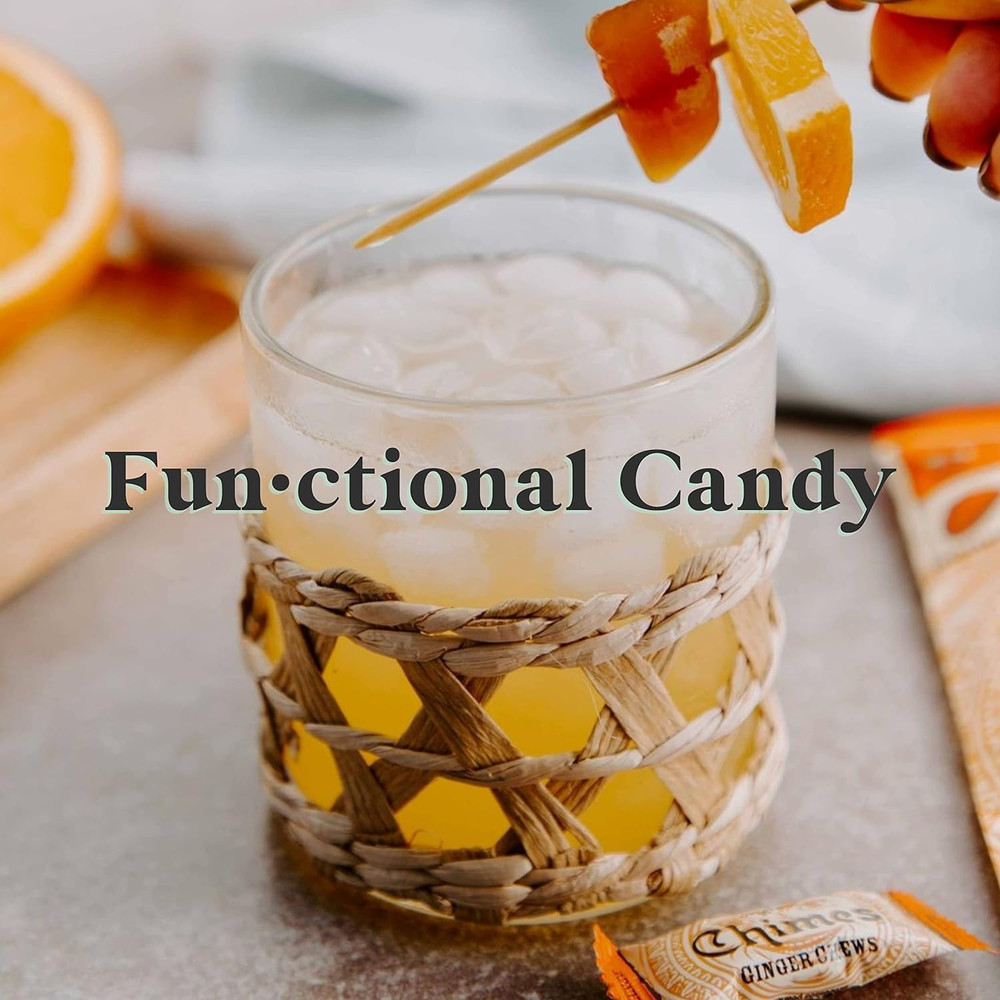 Lemon Ginger Chews Candy, 1-Pound Bag