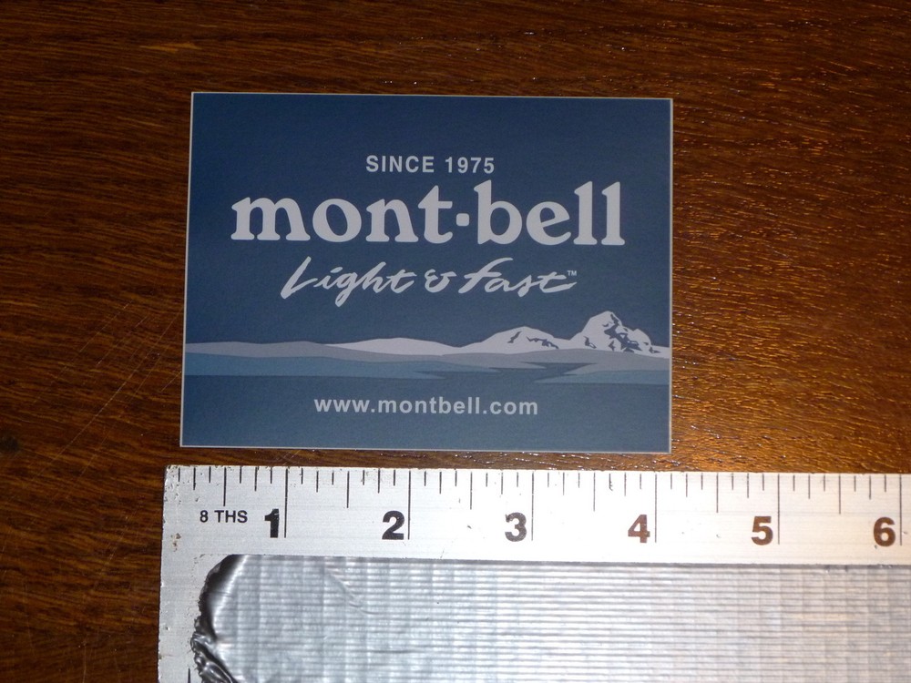 MontBell Sticker Decal