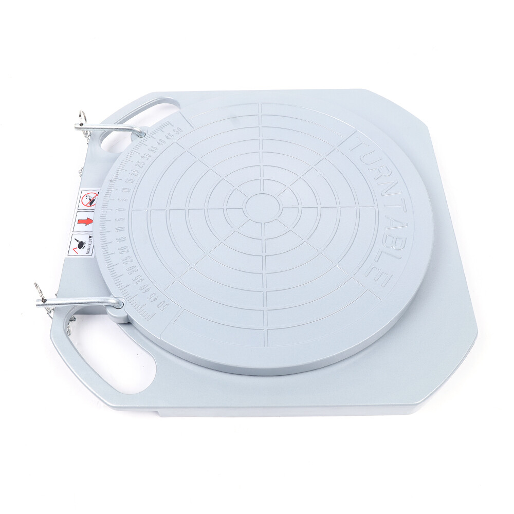 2pcs 3 Ton Front End Wheel Alignment Turntable Plate 360° Rotating Plate Table