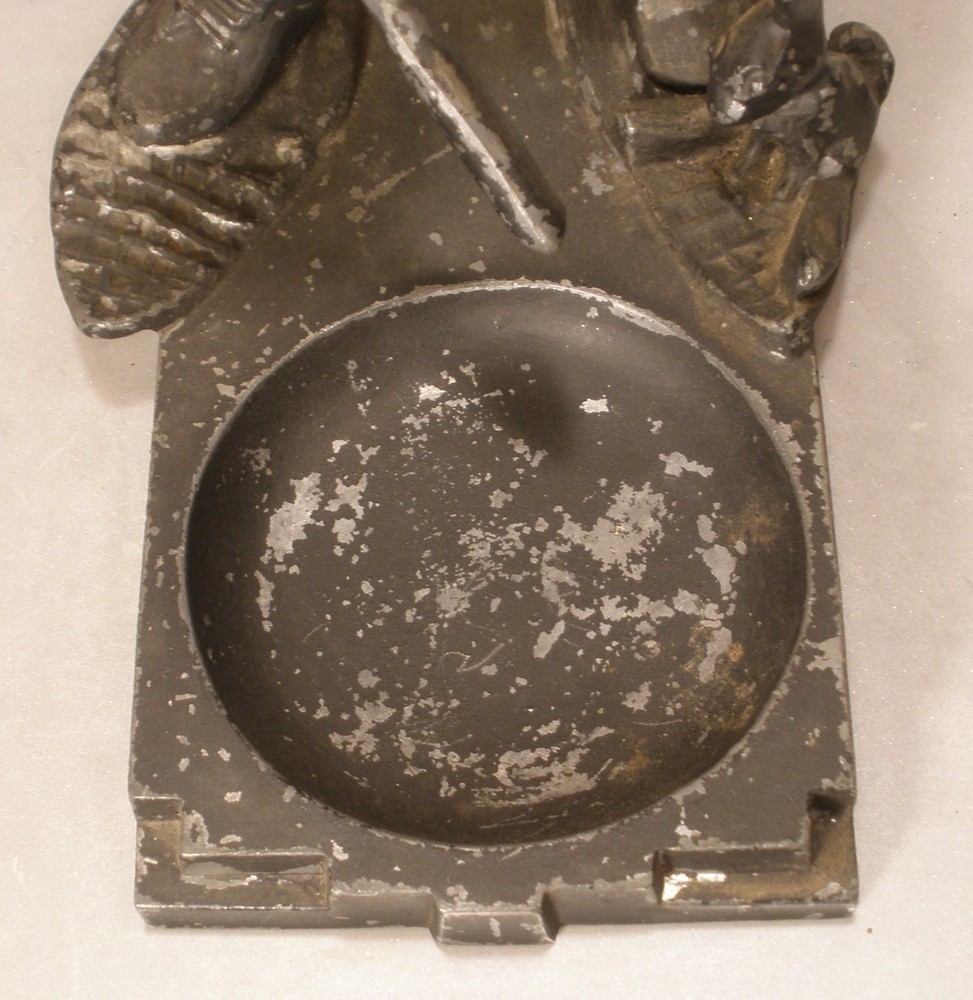 Frankart Rabbit Hunter Figural Ashtray